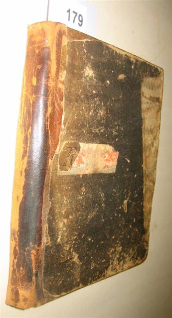 (MASSACHUSETTS.) Flagg, Josiah. Records of criminal cases notebook kept by a justice of the peace in Worcester County.